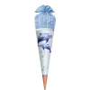 Schultüte Lieblingsstück Delfin Duo 70 cm, Stoffverschluss in Hellblau