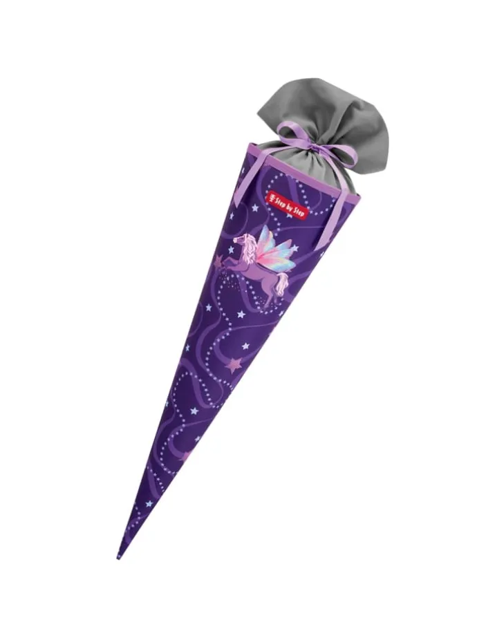 Schultüte, mit eingenähtem Bändchen in Pegasus Emily