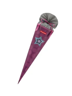 Schultüte, mit eingenähtem Bändchen in Glamour Star Astra