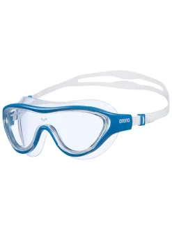 Schwimmbrille in Blau/ Weiß