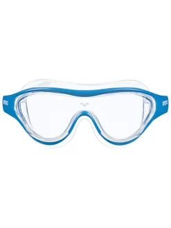 Schwimmbrille in Blau/ Weiß