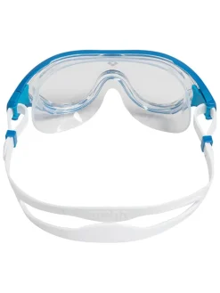 Schwimmbrille in Blau/ Weiß