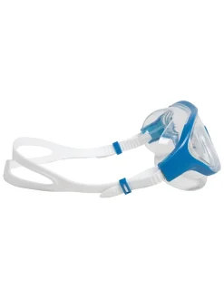 Schwimmbrille in Blau/ Weiß