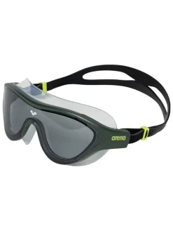 Schwimmbrille in Khaki/ Schwarz