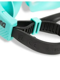 Schwimmbrille in Schwarz/ Türkis