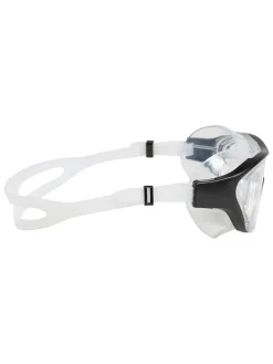 Schwimmbrille in Schwarz/ Transparent