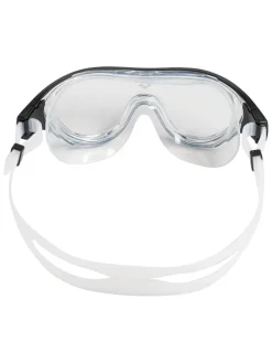 Schwimmbrille in Schwarz/ Transparent
