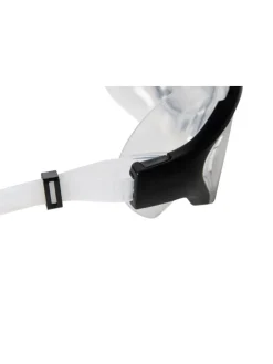 Schwimmbrille in Schwarz/ Transparent