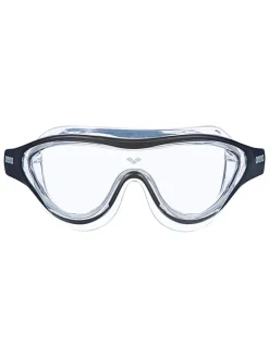 Schwimmbrille in Schwarz/ Transparent