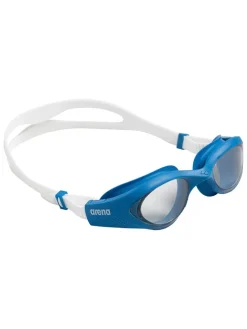 Schwimmbrille in Weiß/ Blau