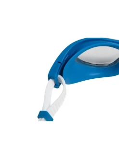 Schwimmbrille in Weiß/ Blau