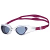 Schwimmbrille in Weiß/ Rot