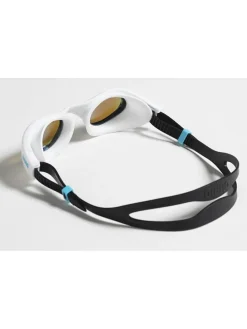 Schwimmbrille in Weiß/ Schwarz