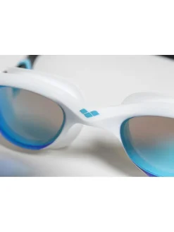 Schwimmbrille in Weiß/ Schwarz