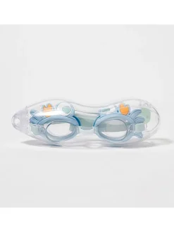 Schwimmbrille "Sonny the Sea Creature" in Hellblau