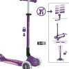 Scooter "Globber primo foldable plus lights" in Lila - ab 3 Jahren