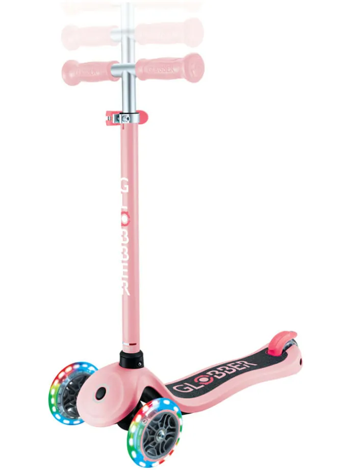 Scooter "Primo Lights" mit Leuchtrollen in Rosa - ab 3 Jahren