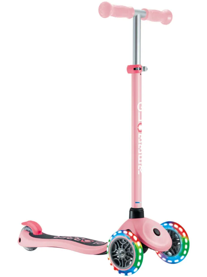 Scooter "Primo Lights" mit Leuchtrollen in Rosa - ab 3 Jahren