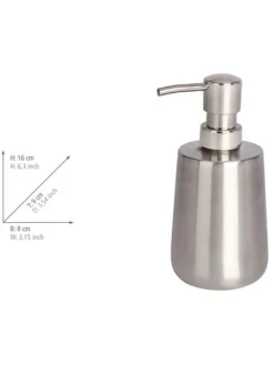 Seifenspender ''Solid'' in Silber - 245 ml