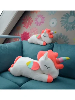 Seitenschläferkissen Einhorn Kissen in Rosa