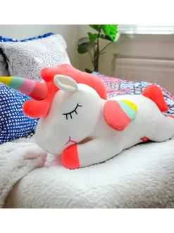 Seitenschläferkissen Einhorn Kissen in Rosa