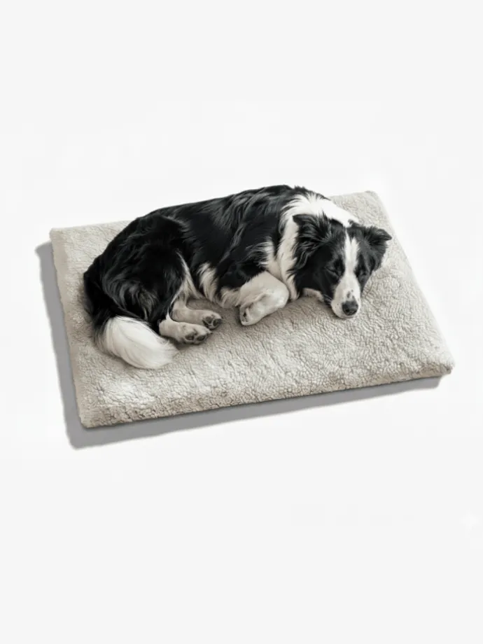 Selbstheizende Hundedecke 90x60 cm – Wärmematte waschbar, rutschfest