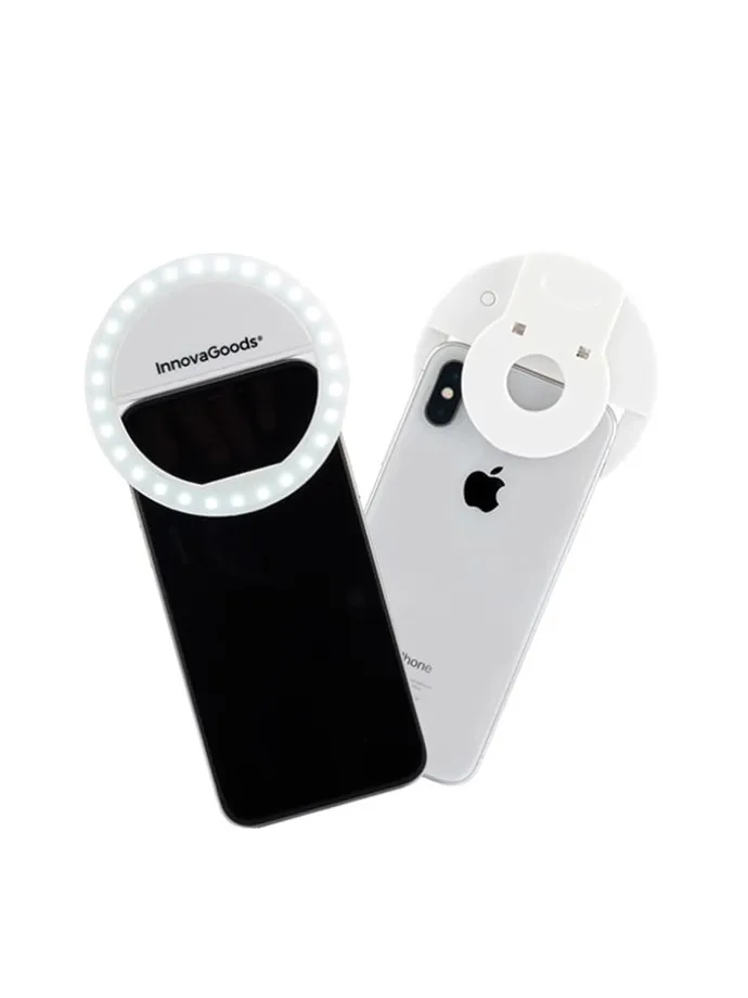 Selfie-Ring-Leuchte - (B)8,2 x (H)8,2 x (T)2 cm