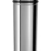 Sensor-Abfalleimer in Silber - 42 l