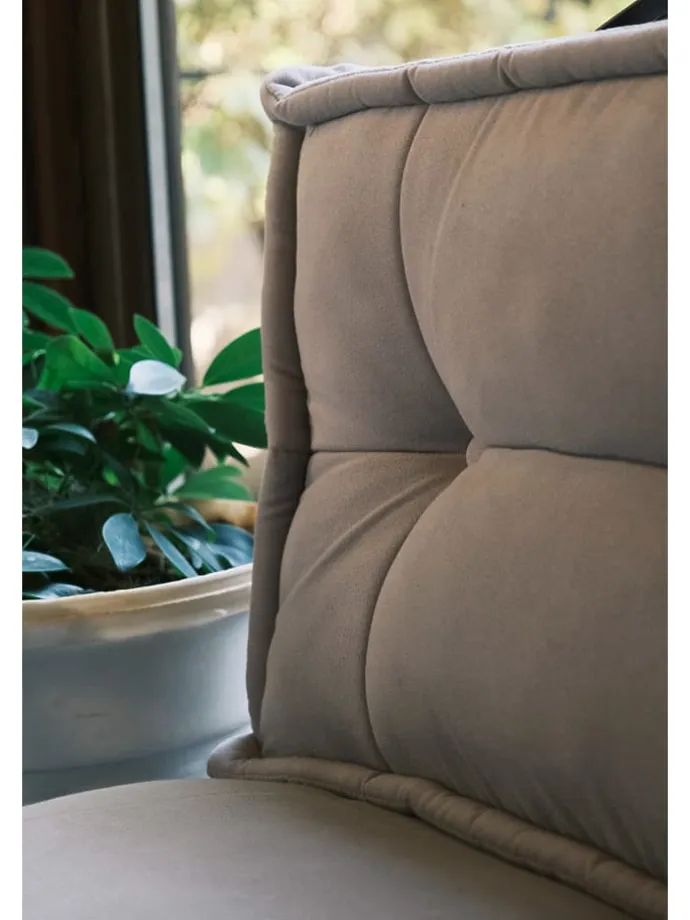 Sessel "Omi" in Grau - (B)60 x (H)62 x (T)60 cm