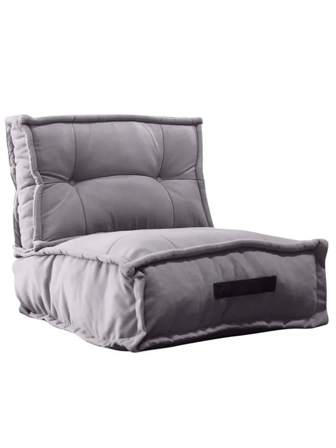 Sessel "Omi" in Grau - (B)60 x (H)62 x (T)60 cm
