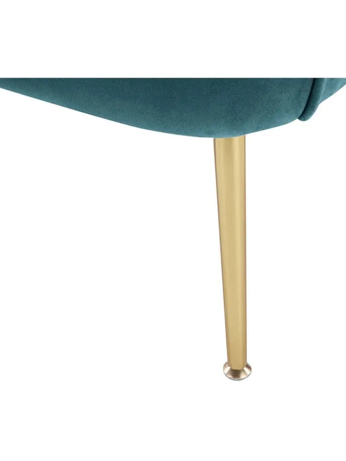 Sessel "Poola" in Petrol - (B)67 x (H)78 x (T)76 cm