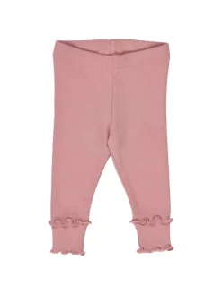 Set aus Langarmkleid und Babyleggings in Nostalgia rose/ Root/ Oak