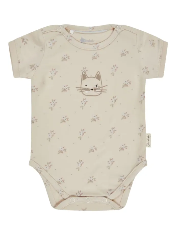 Set Bodys 3er Pack Katze in bunt