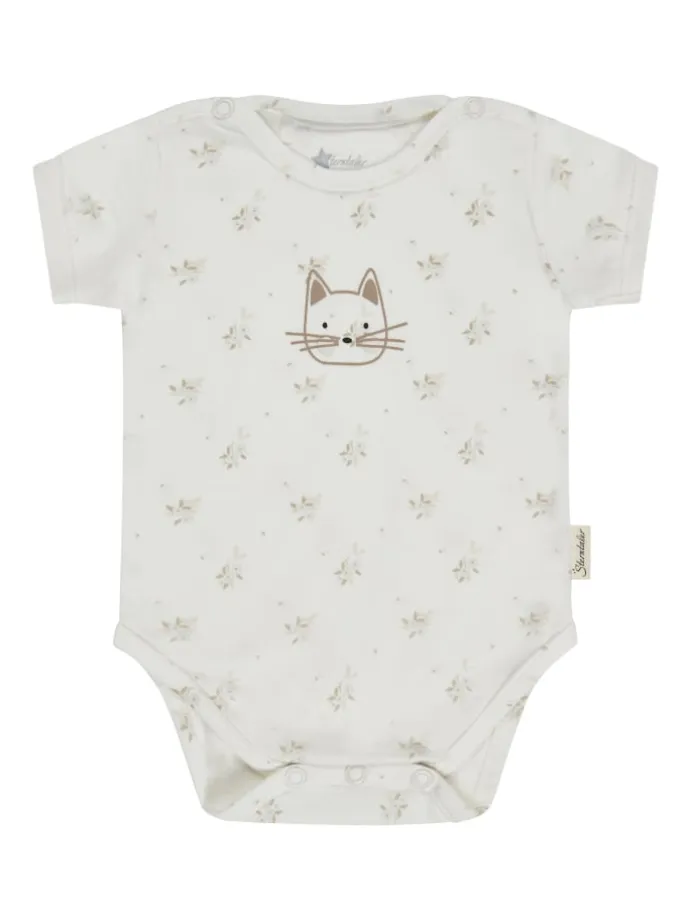 Set Bodys 3er Pack Katze in bunt