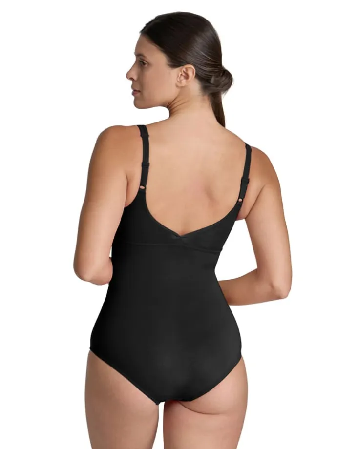 Shape-Badeanzug in Schwarz