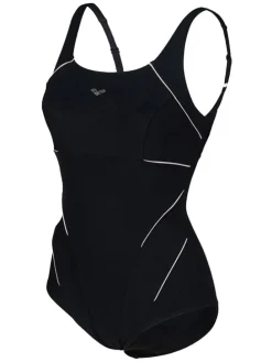 Shape-Badeanzug in Schwarz