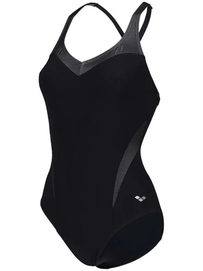 Shape-Badeanzug "Isabel" in Schwarz