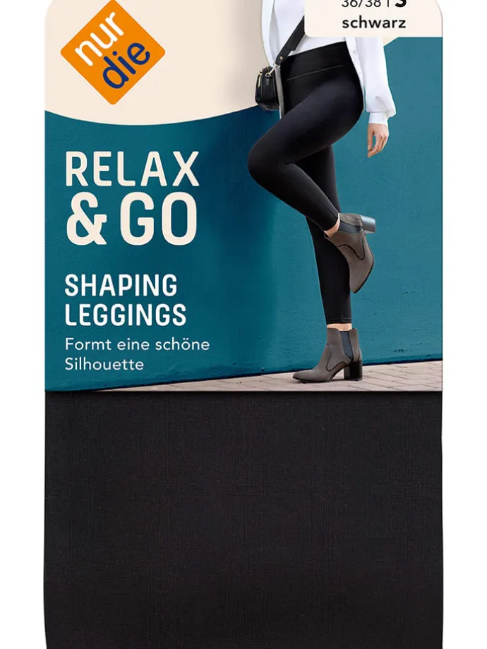 Shape-Leggings in Schwarz