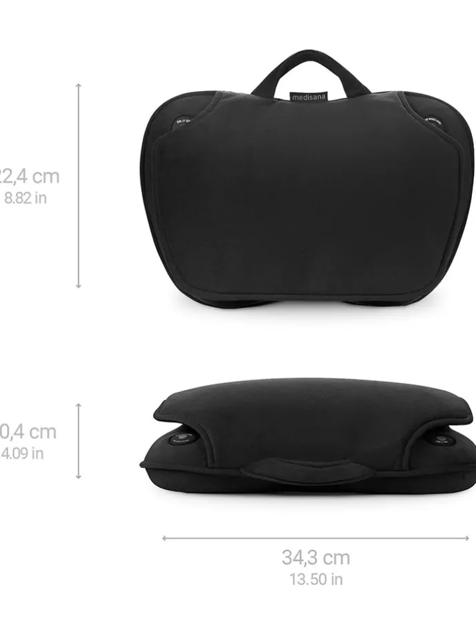 Shiatsu-Massagekissen "MC 850" in Schwarz