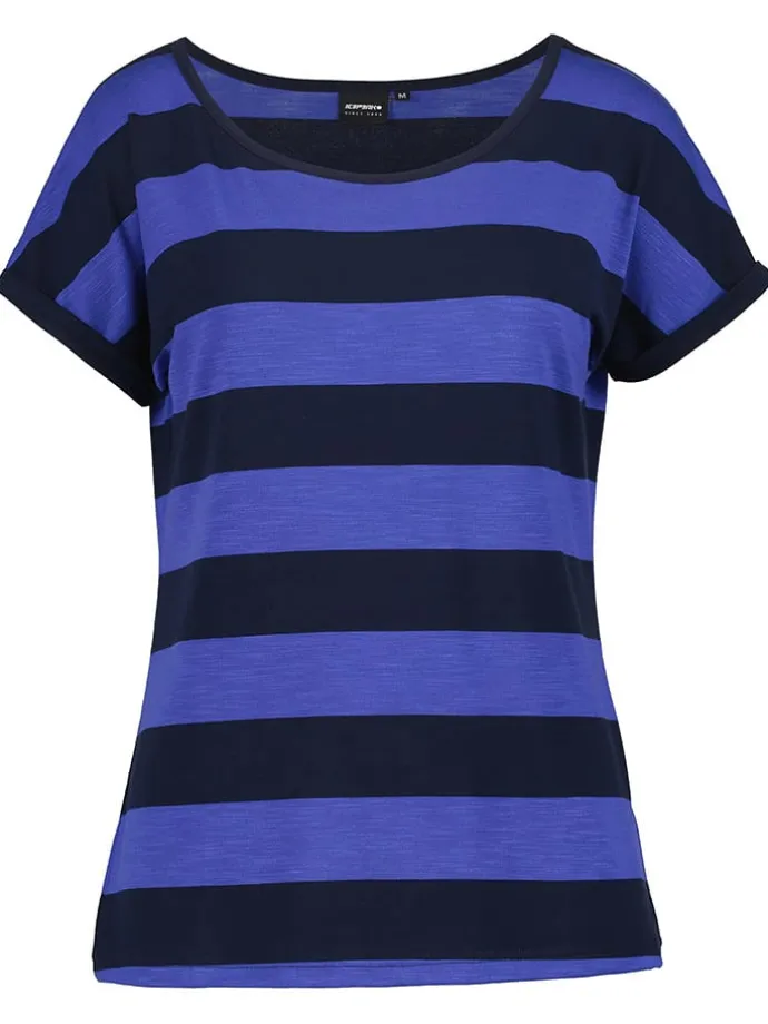 Shirt "Aleda" in Blau/ Dunkelblau