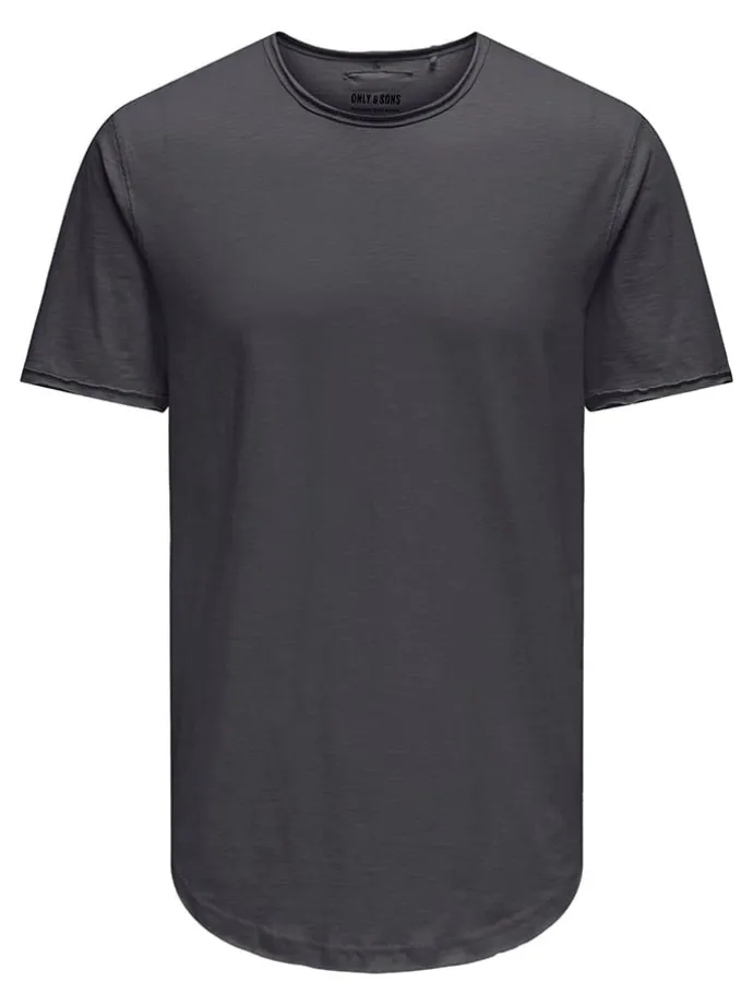 Shirt "Benne" in Dunkelgrau