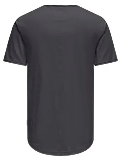 Shirt "Benne" in Dunkelgrau