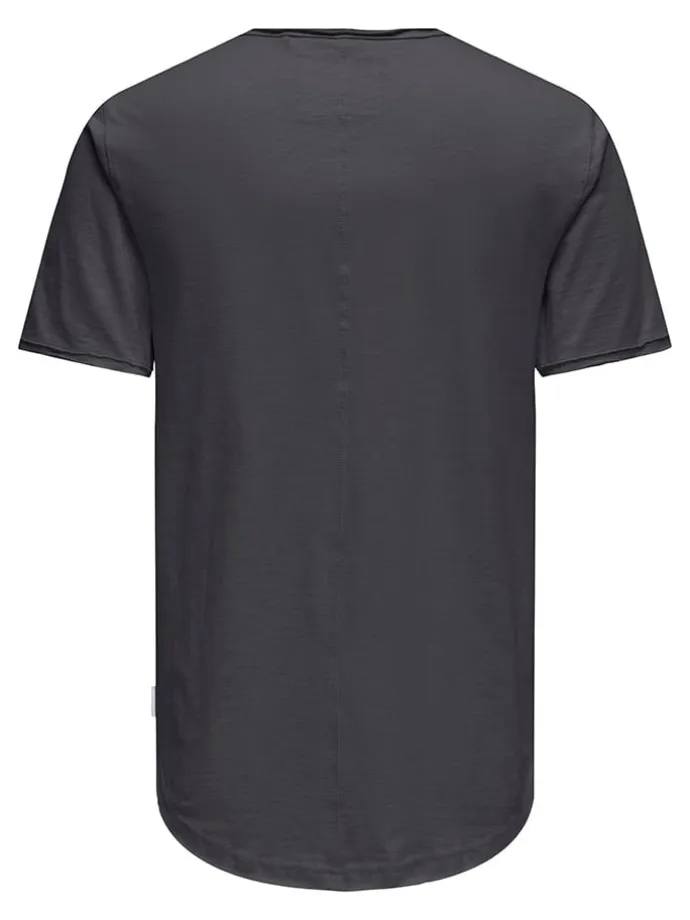 Shirt "Benne" in Dunkelgrau