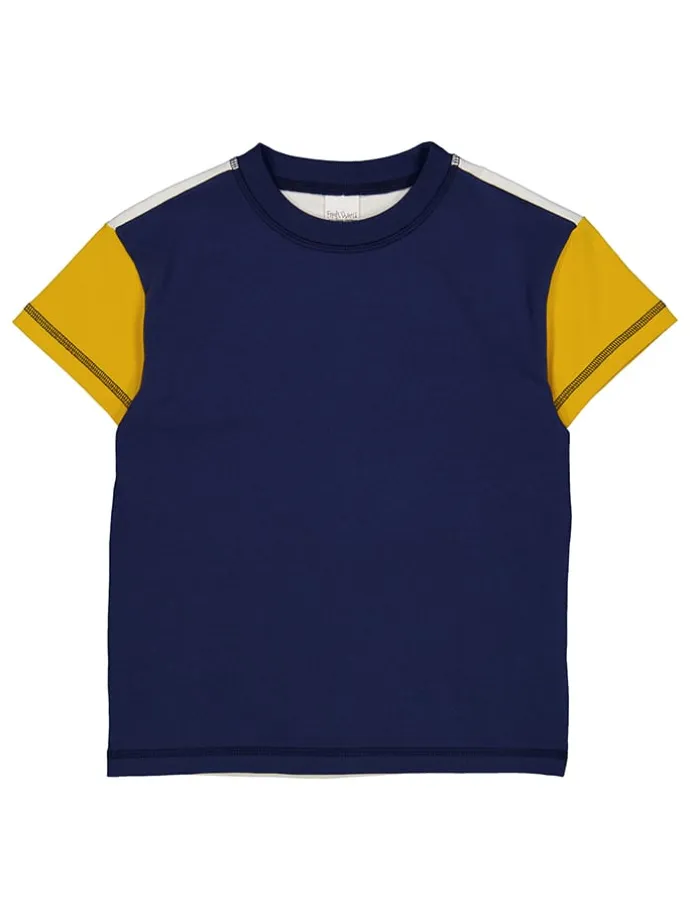 Shirt "BMX" in Weiß/ Dunkelblau