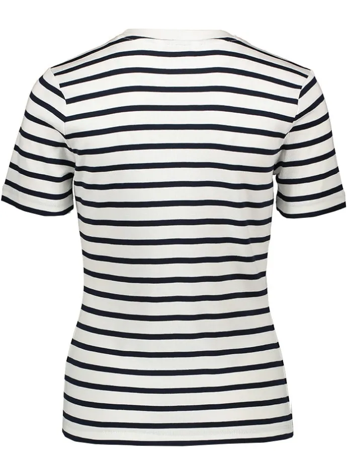 Shirt "Cody" in Weiß/ Schwarz