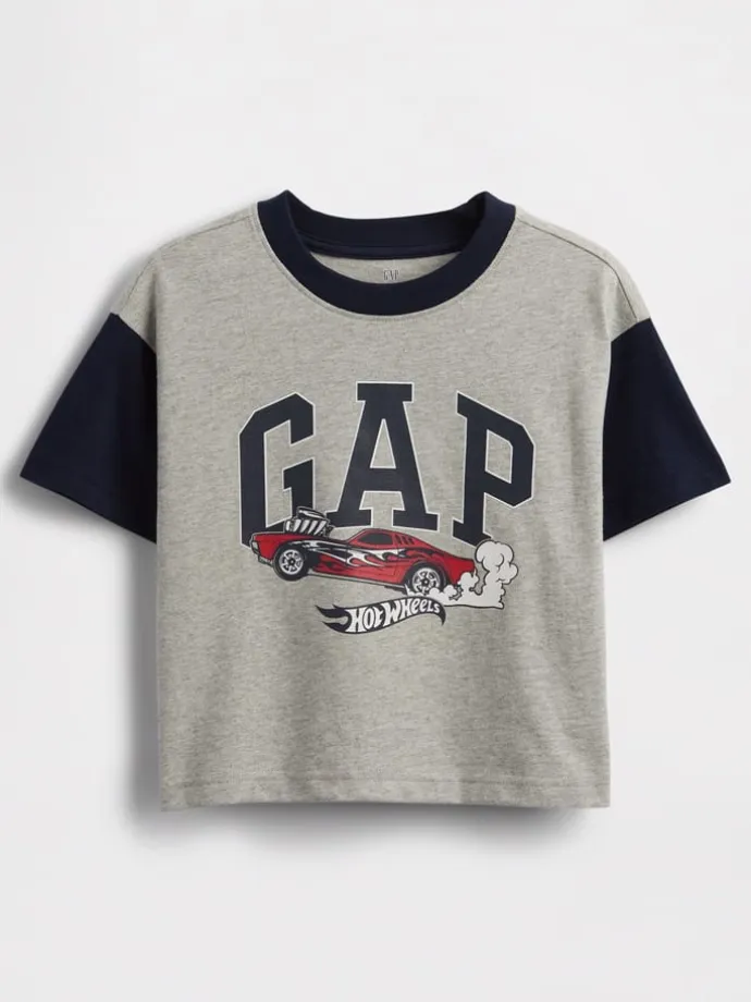 Shirt in Dunkelblau/ Grau