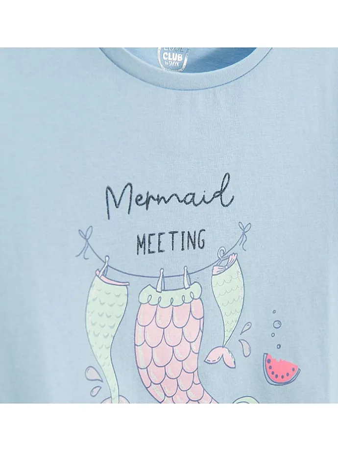 Shirt in Hellblau
