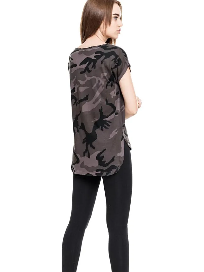 Shirt in Khaki/ Anthrazit