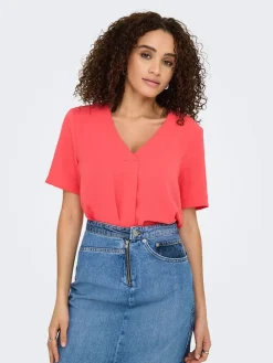 Shirt in Koralle