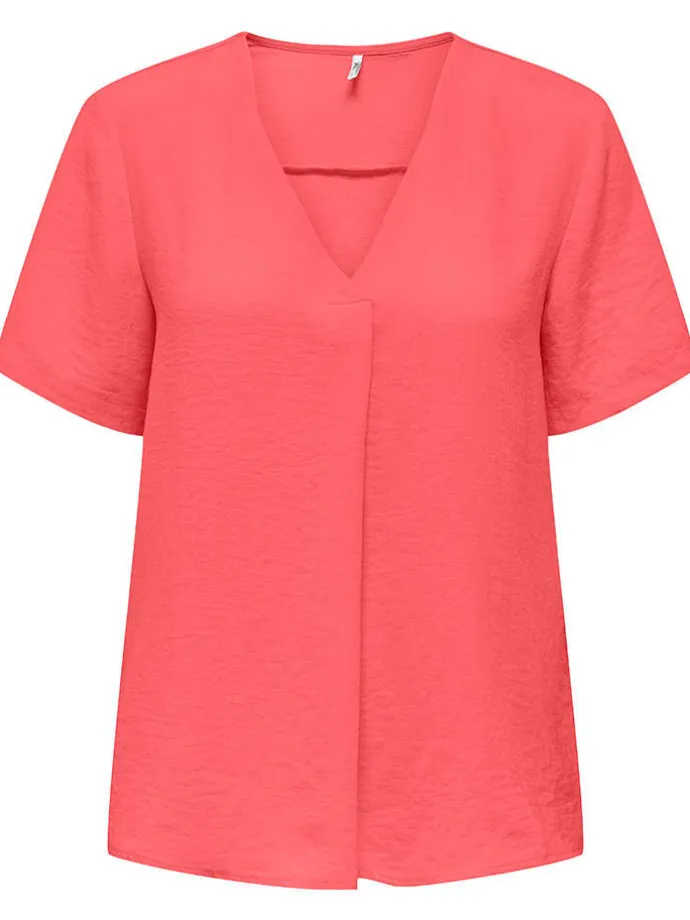 Shirt in Koralle